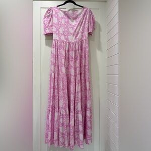 Monsoon and Beyond Pink Floral Maxi Dress